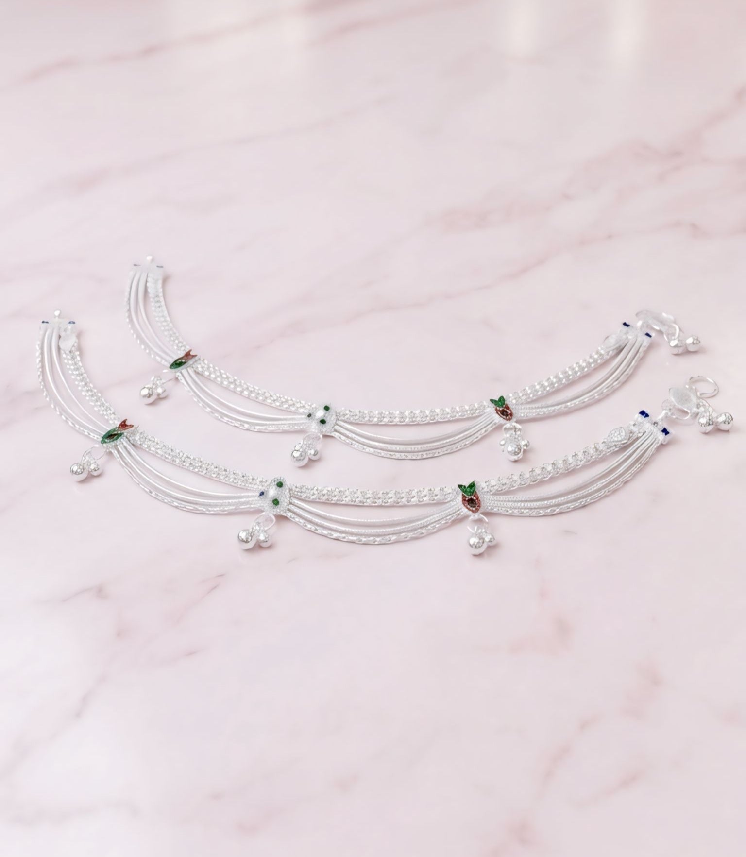 Premium Silver Plated Payal
