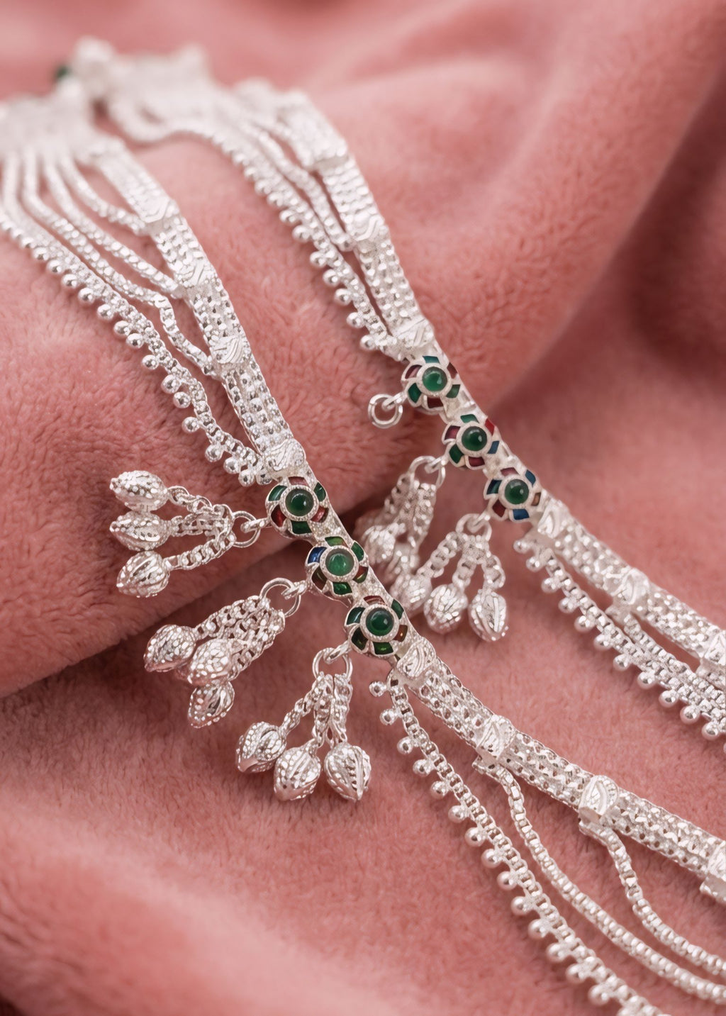 ✨ Royal Silver Grace — Premium Silver Plated Payal