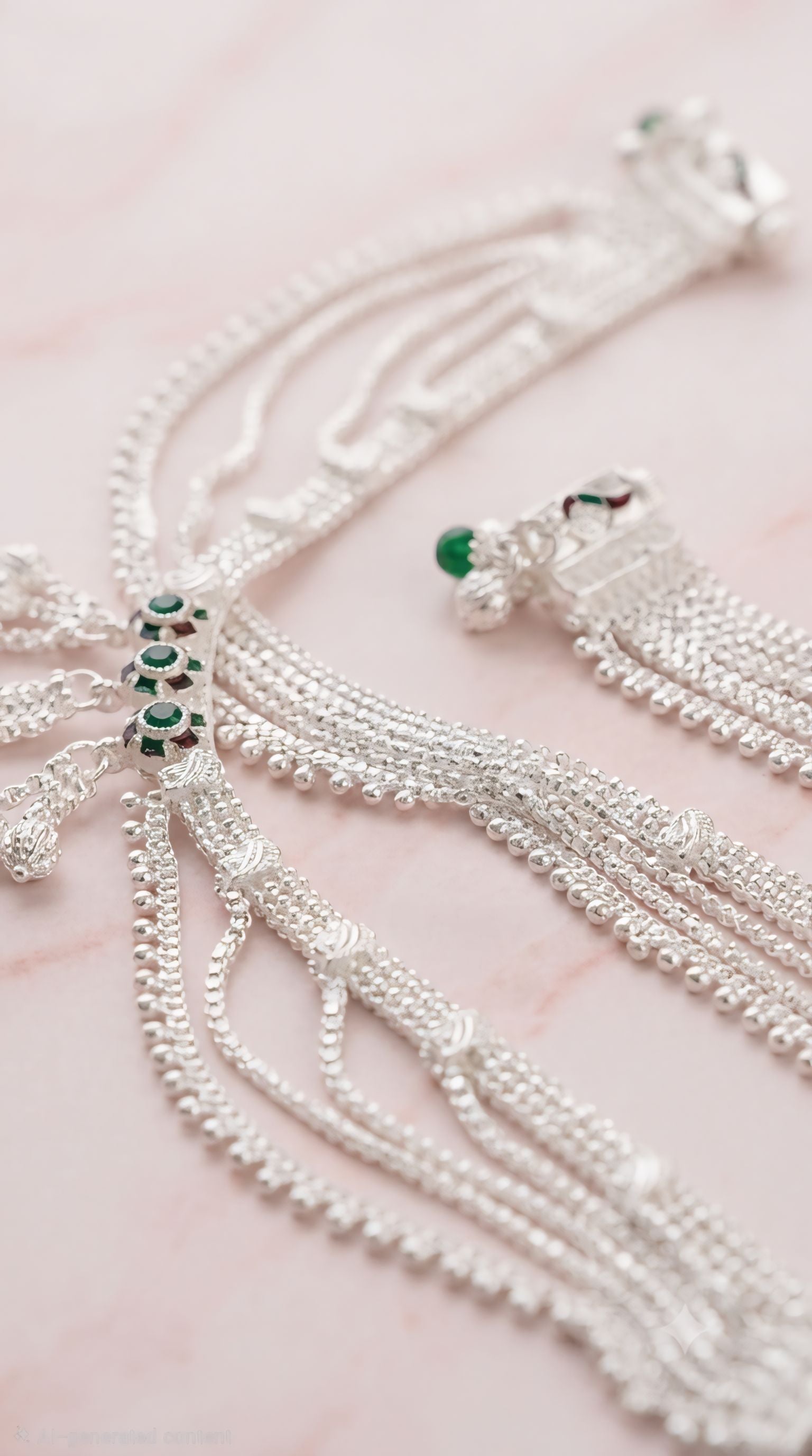 ✨ Royal Silver Grace — Premium Silver Plated Payal