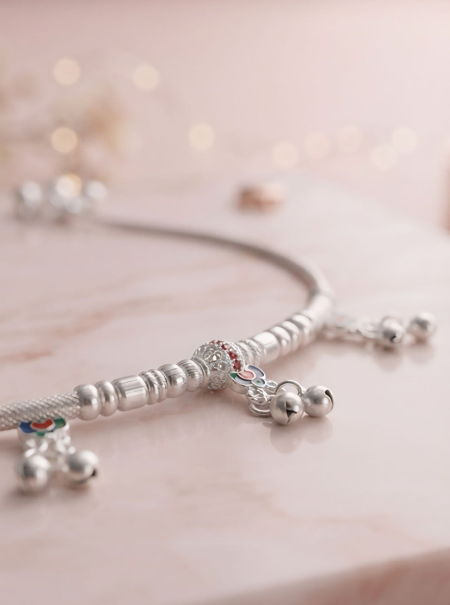 ✨ Silver Grace — Elegant Silver Plated Payal