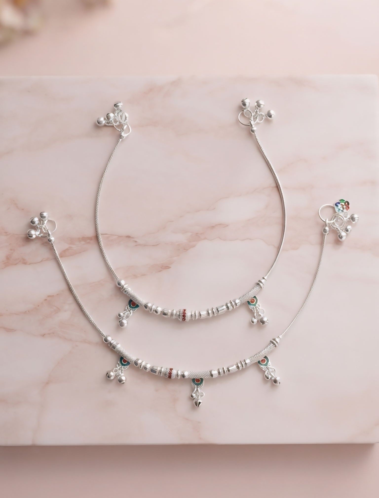 ✨ Silver Grace — Elegant Silver Plated Payal