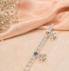 ✨ Silver Radiance — Elegant Silver Plated Payal