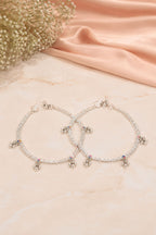✨ Silver Radiance — Elegant Silver Plated Payal