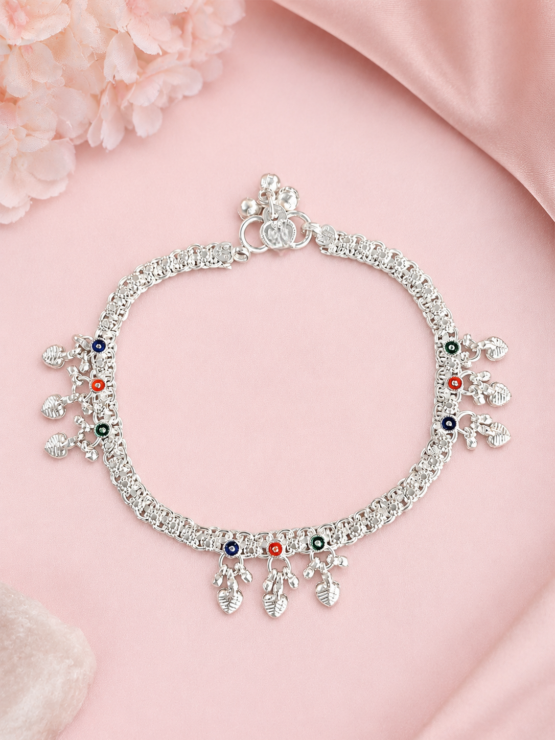 Premium Silver Finish Payal for Women