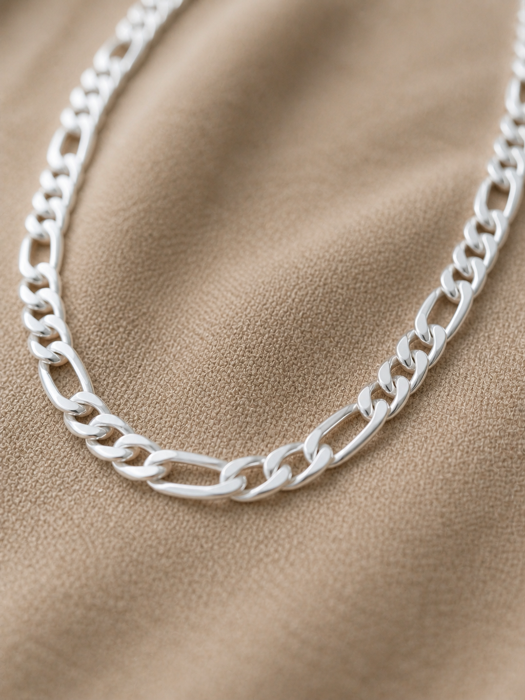 Premium Silver Plated Chain for Men