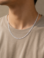 Premium Silver Plated Chain for Men