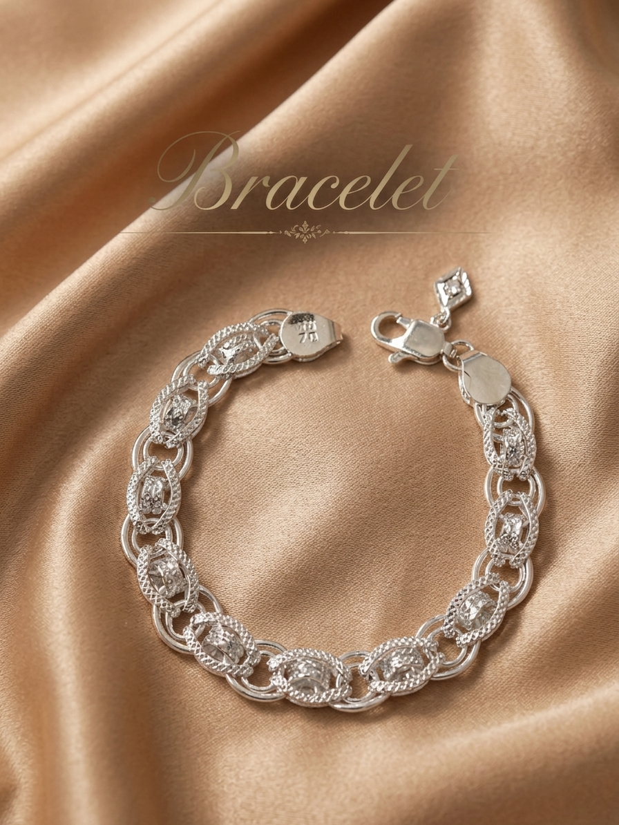 Premium Silver Plated Bracelet for Men