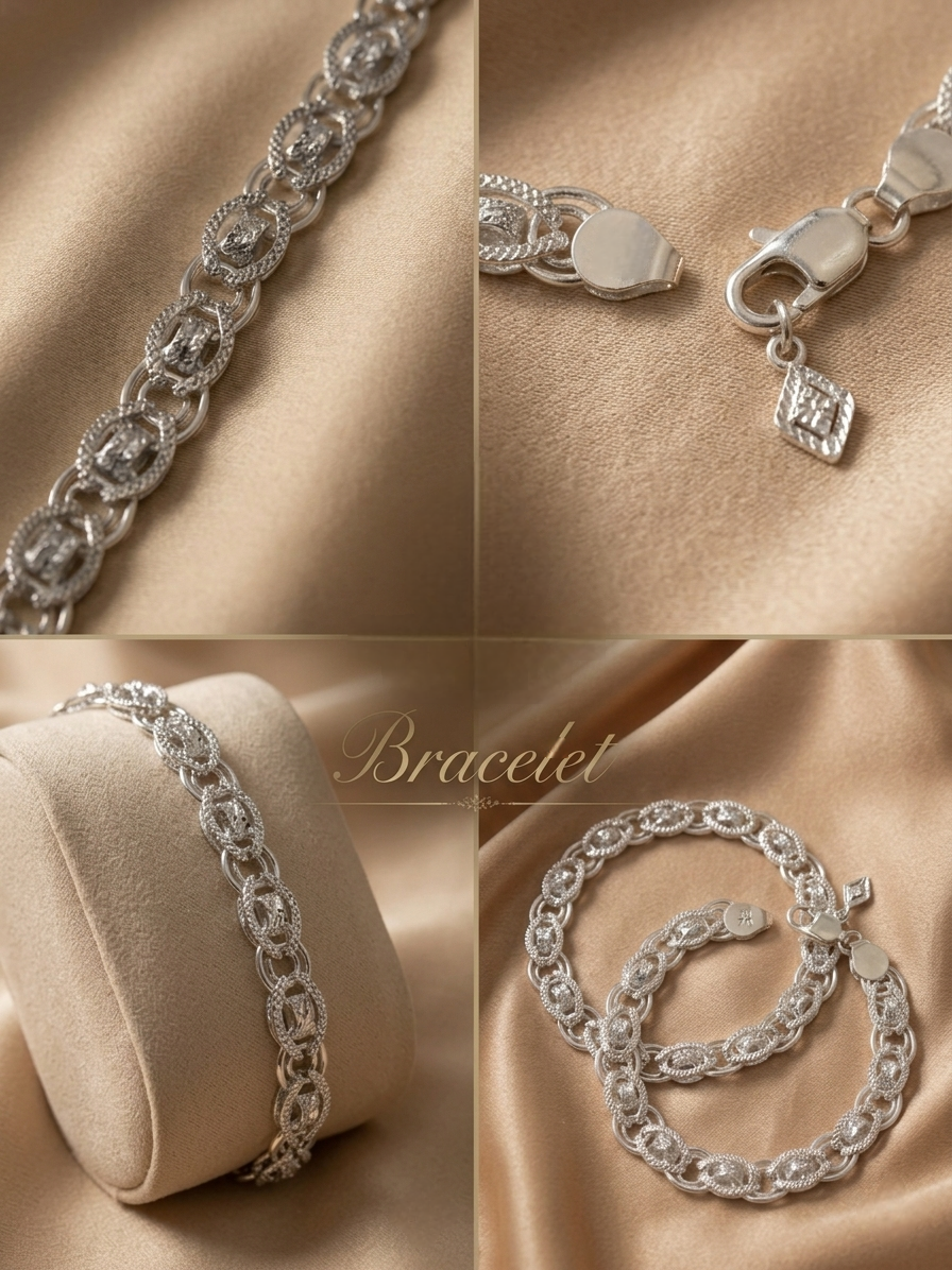 Premium Silver Plated Bracelet for Men