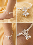 Premium Silver-Plated Payal ✨