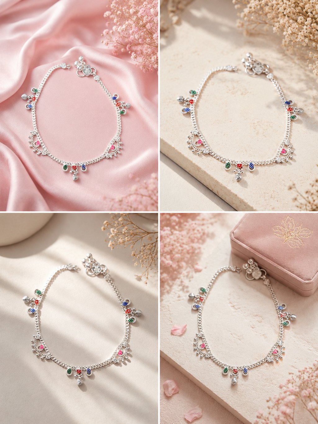 Elegant SilverPlated Anklet for Women ✨