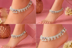 Elegant Silver Payal Anklet