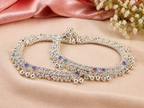 Elegant Silver Payal Anklet